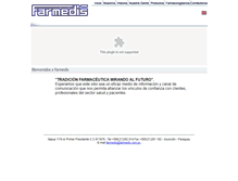 Tablet Screenshot of farmedis.com.py